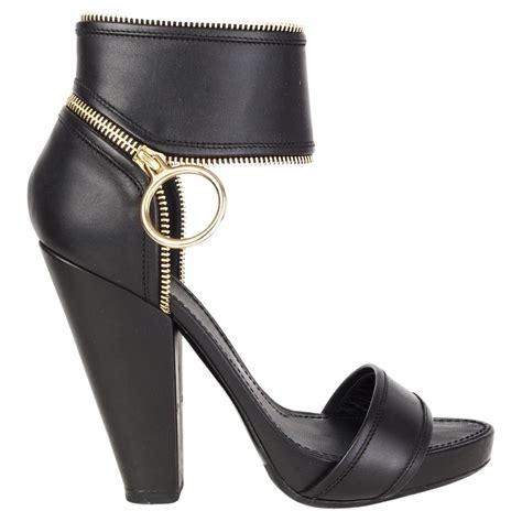 givenchy black suede heels|givenchy sandals sale.